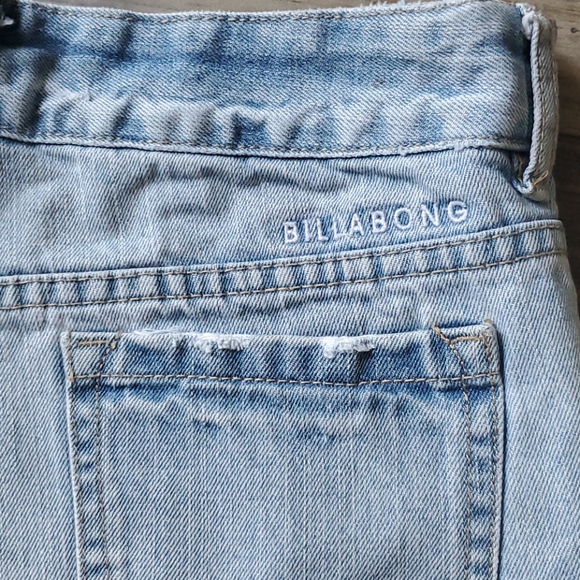 Billabong Laneway Aztec Print Cut Off Denim Shorts - Picture 6 of 10